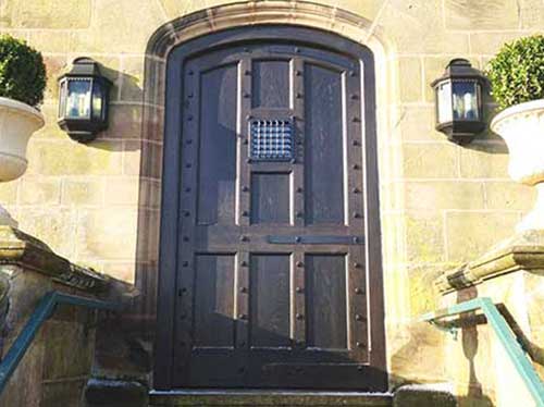 timber entrance doors