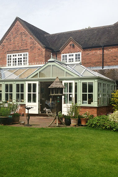 Handcrafted timber conservatories